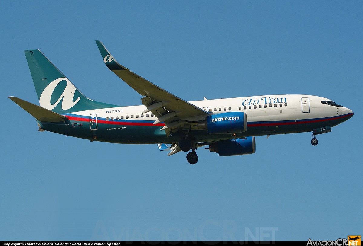 N279AT - Boeing 737-76N - Air Tran