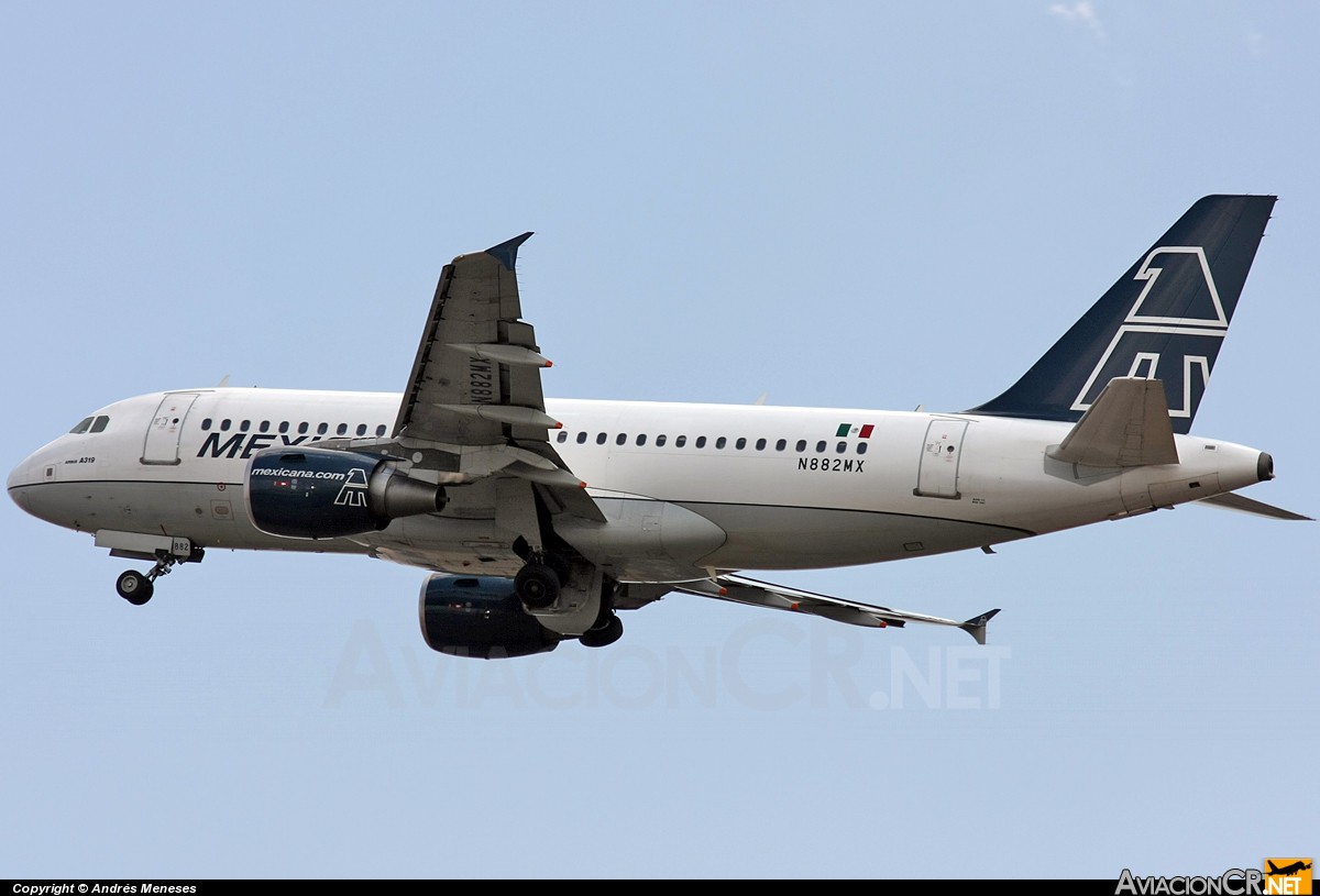 N882MX - Airbus A319-112 - Mexicana