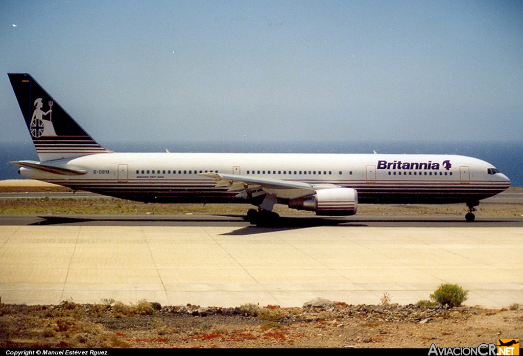 G-OBYA - Boeing 767 304ER - Britannia Airways