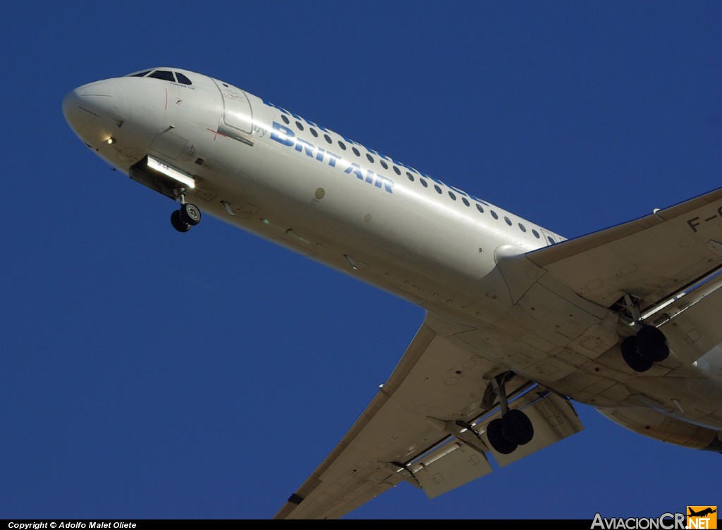 F-GPXH - Fokker 100 - AIR FRANCE BY BRITAIR