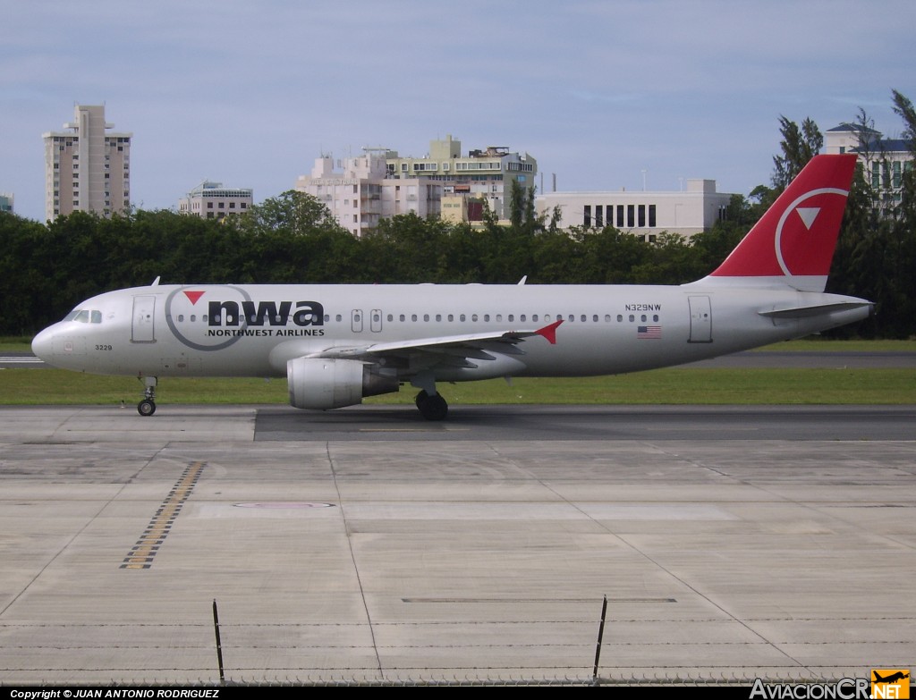 N329NW - Airbus A320-211 - Northwest Airlines