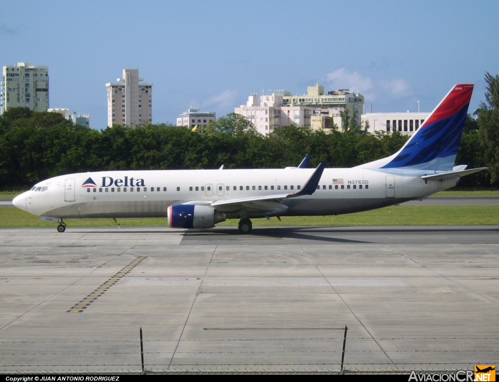 N3763D - Boeing 737-832 - Delta Airlines