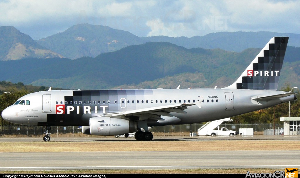 N511NK - Airbus A319-132 - Spirit Airlines