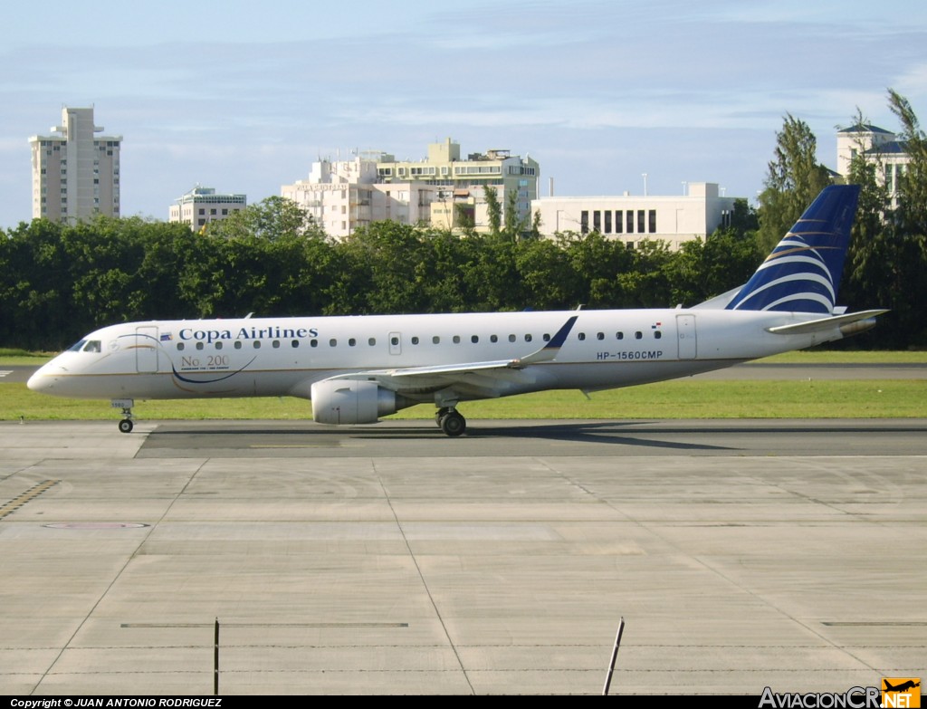 HP-1560CMP - Embraer 190-100IGW - Copa Airlines