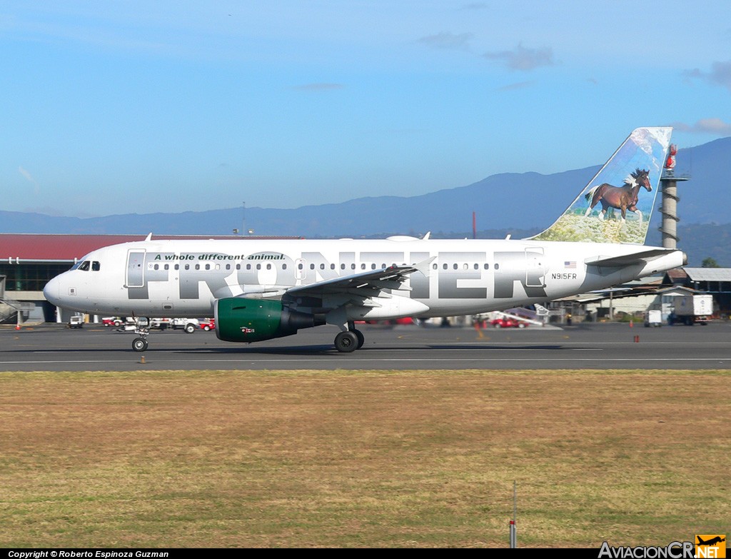 N915FR - Airbus A319-112 - Frontier Airlines