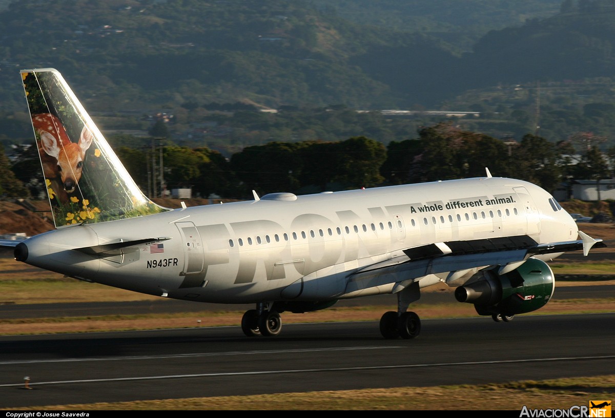 N943FR - Airbus A319-112 - Frontier Airlines