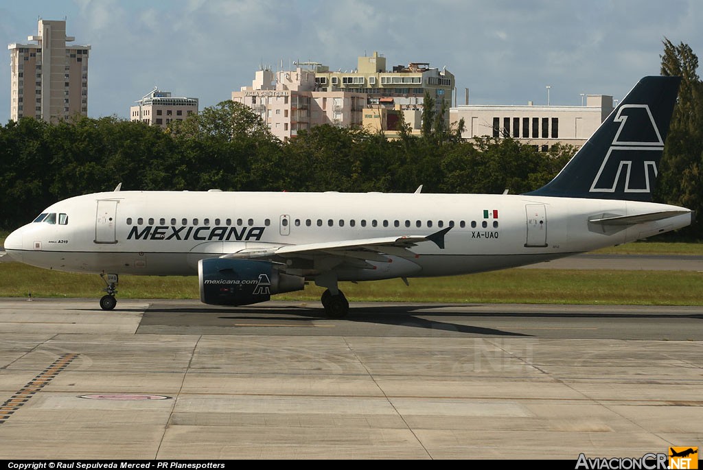 XA-UAQ - Airbus A319-112 - Mexicana