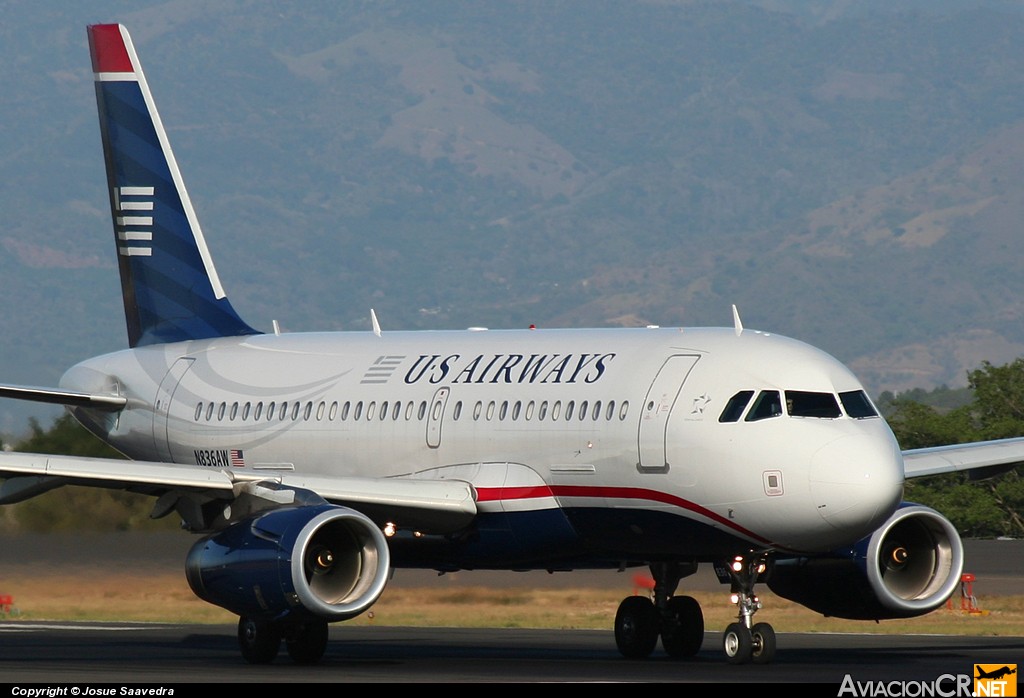 N836AW - Airbus A319-132 - US Airways