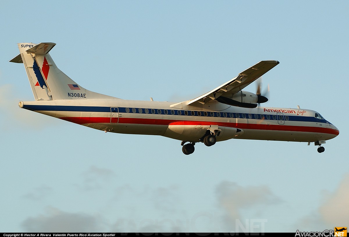 N308AE - ATR 72-212 - American Eagle