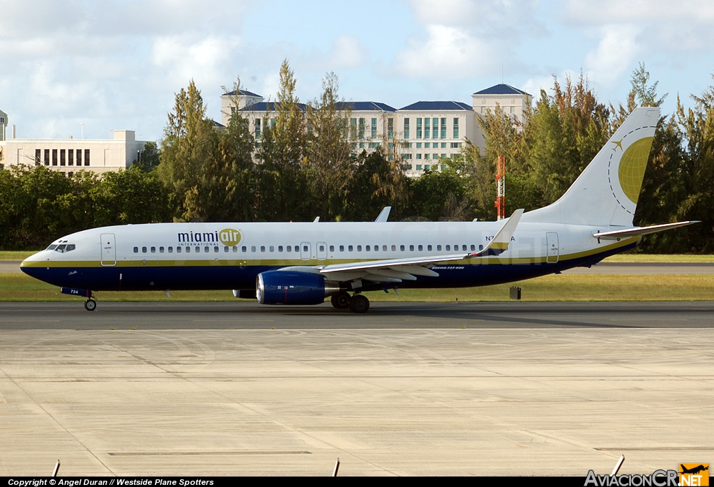 N734MA - Boeing 737-800 - Miami Air
