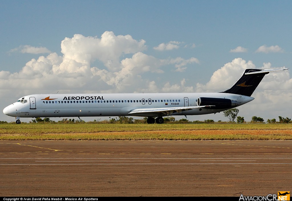 YV134T - McDonnell Douglas MD-82 (DC-9-82) - Aeropostal