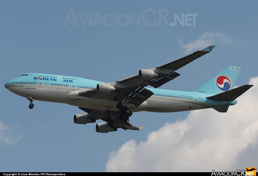 HL7487 - Boeing 747-4B5 - Korean Air