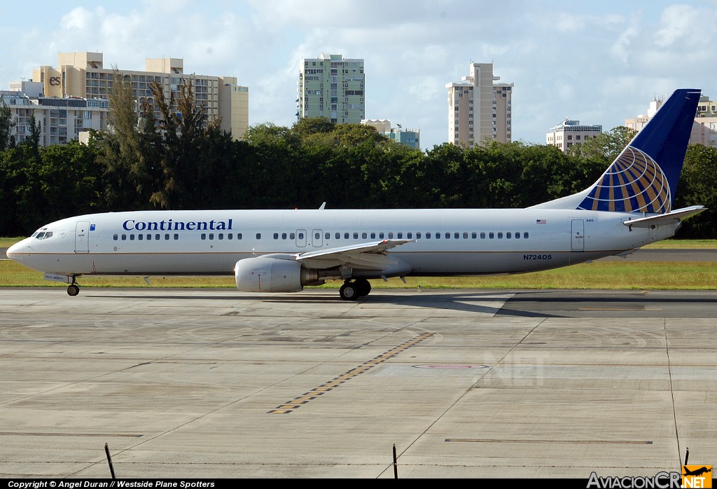 N72405 - Boeing 737-924 - Continental Airlines