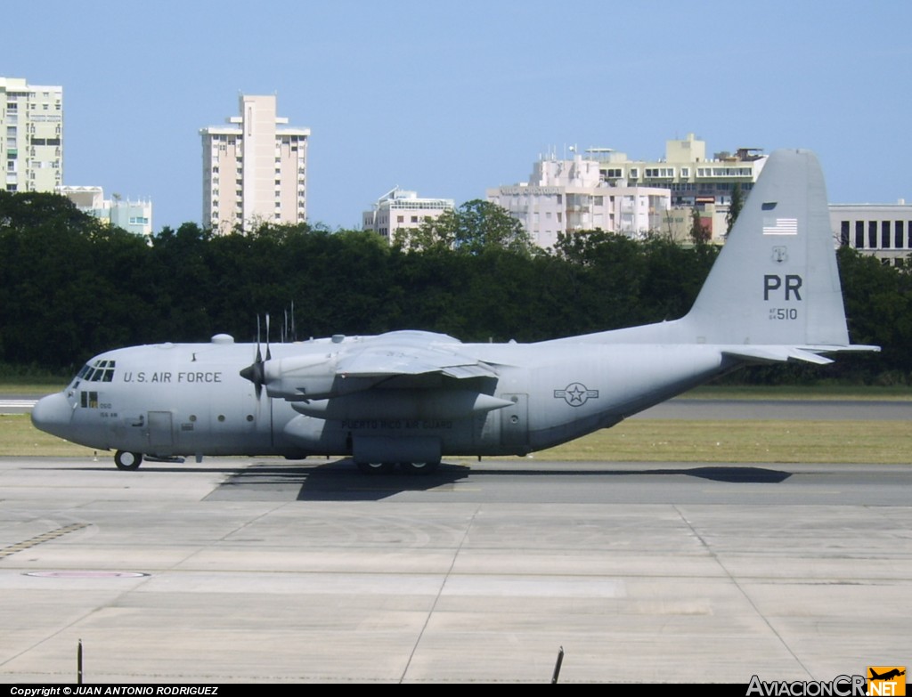 64510 - Lockheed C-130E Hercules (L-382) - USFA- Puerto Rico Air National Guard
