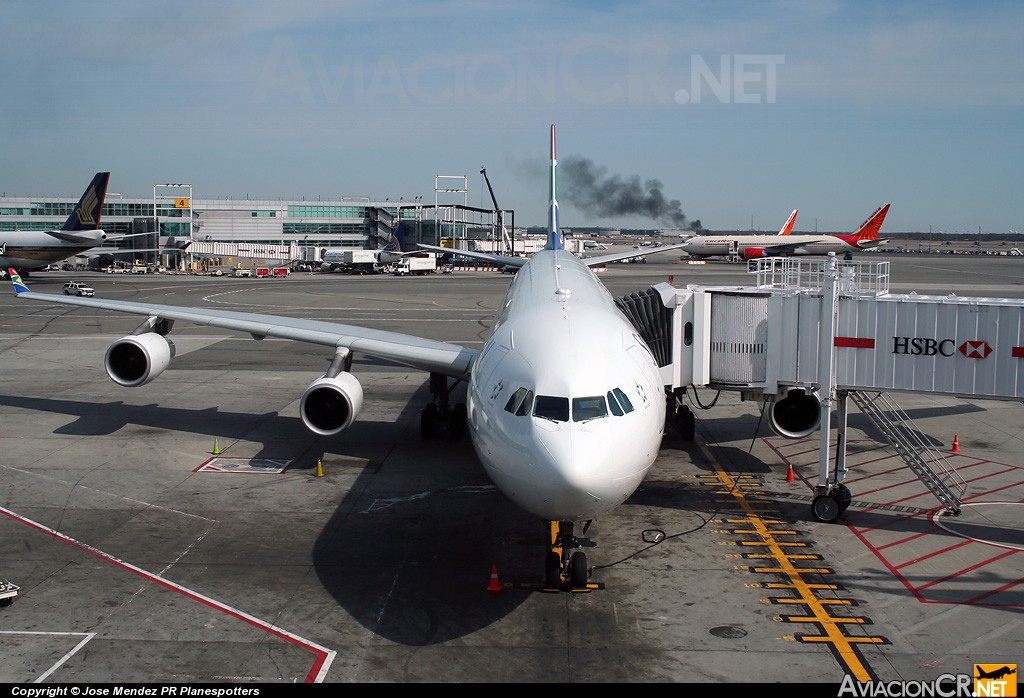 ZS-SXE - Airbus A340-313 - South African Airlines