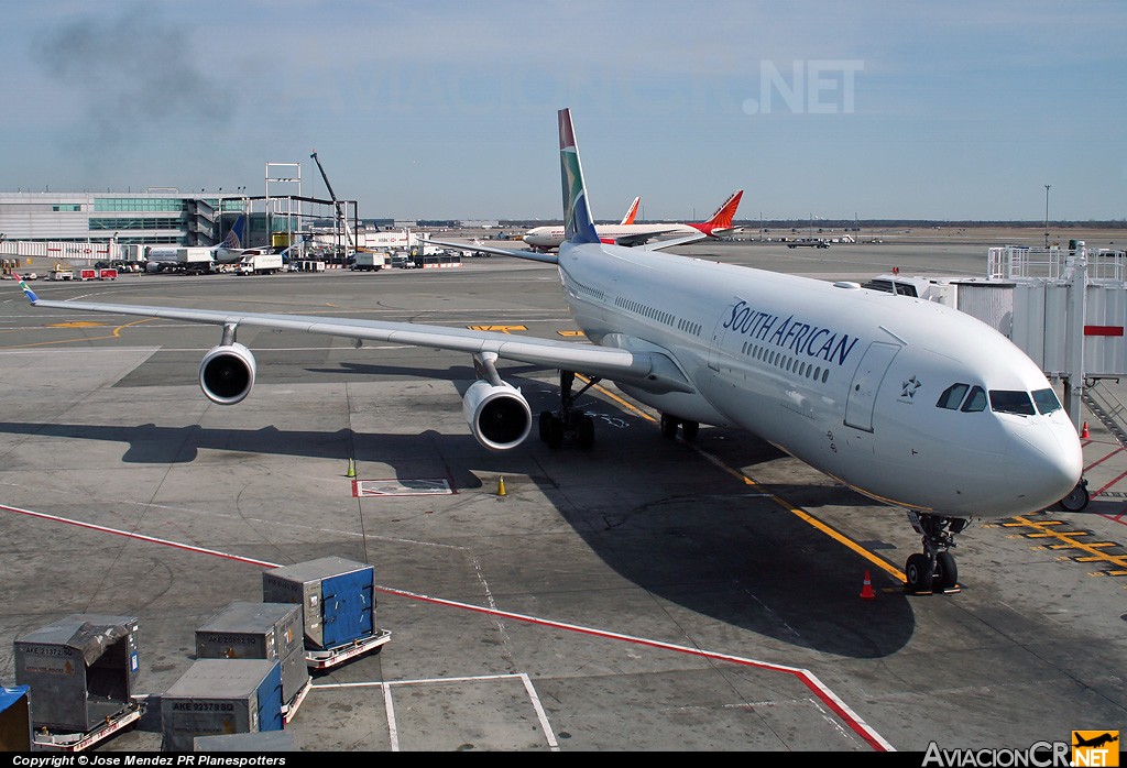 ZS-SXE - Airbus A340-313 - South African Airlines