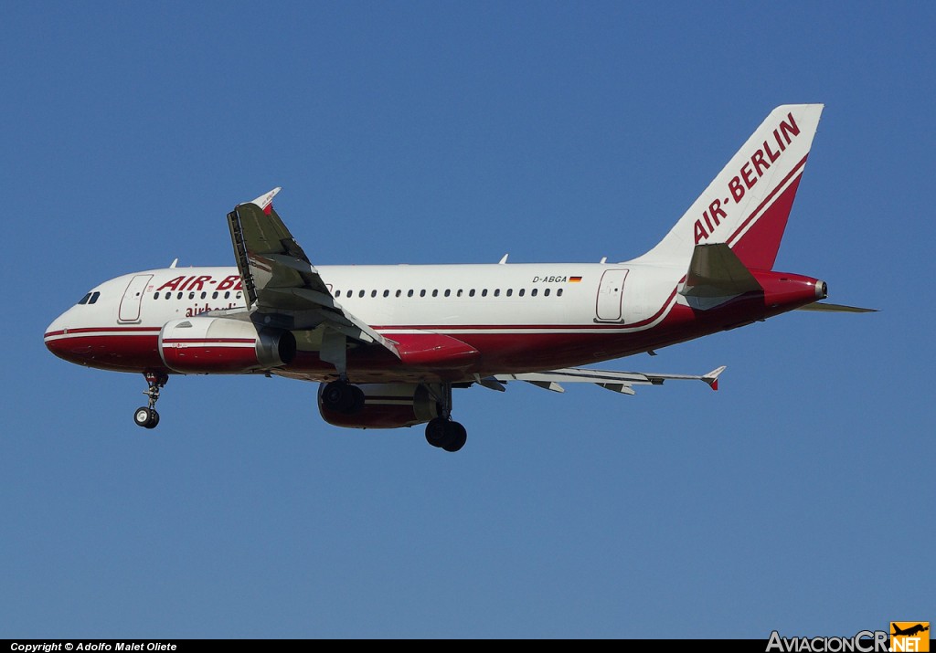 D-ABGA - Airbus A319-132 - Air Berlin