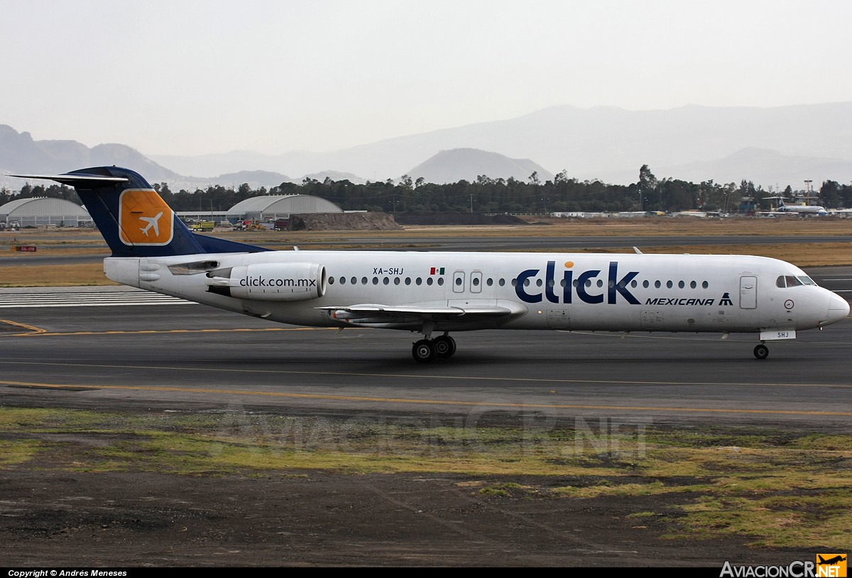 XA-SHJ - Fokker 100 - Click mexicana