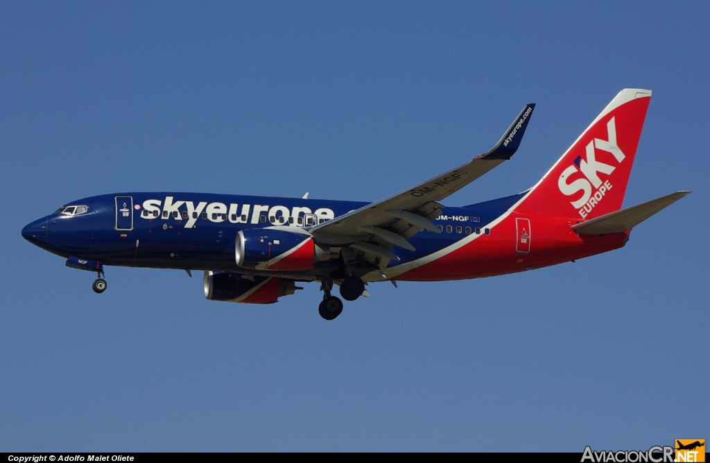 OM-NGF - Boeing 737-76N - SkyEurope Airlines