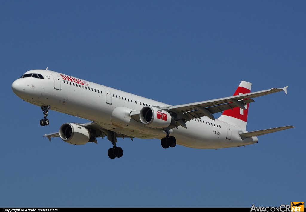 HB-IOF - Airbus A321-111 - SWISS