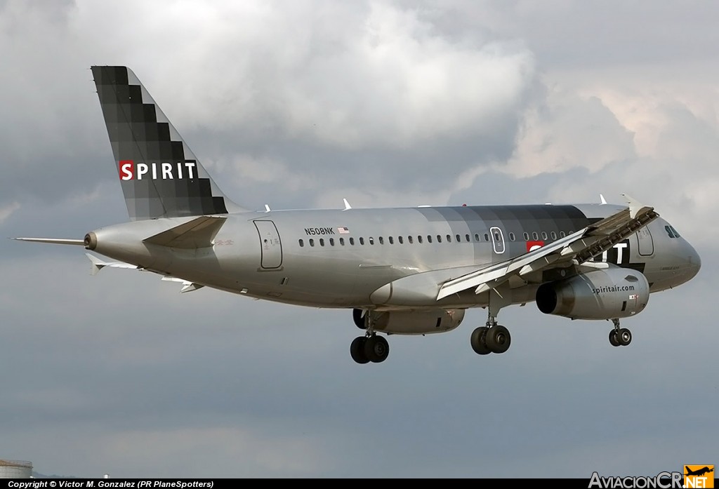 N508NK - Airbus A319-132 - Spirit Airlines