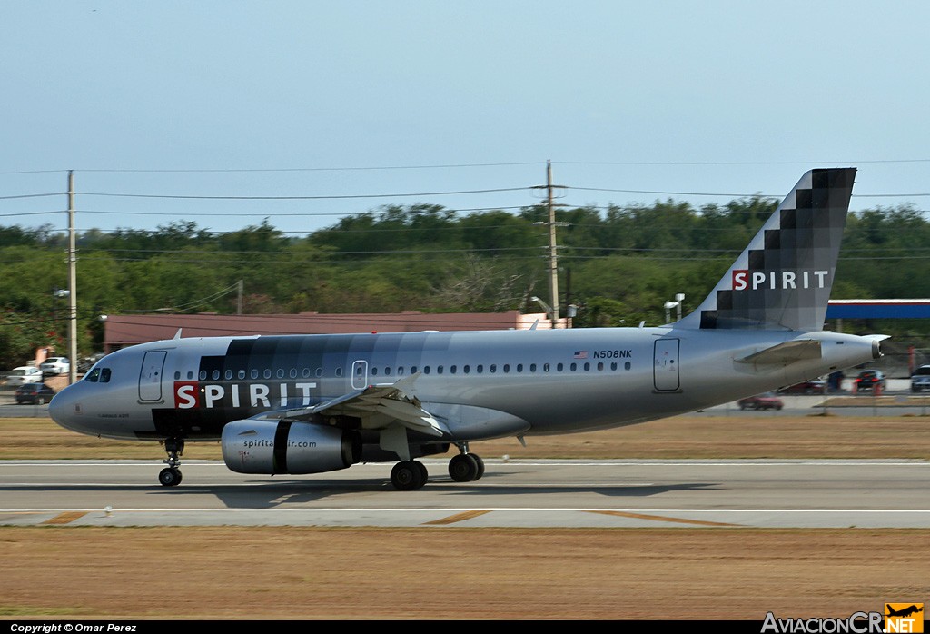 N508NK - Airbus A319-132 - Spirit Airlines