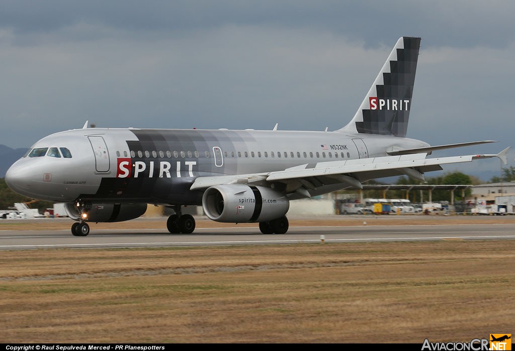 N532NK - Airbus A319-132 - Spirit Airlines