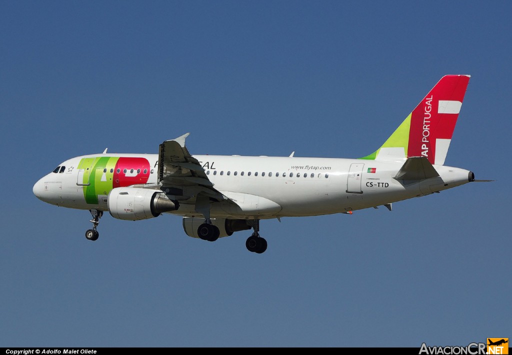 CS-TTD - Airbus A319-111 - TAP Air Portugal