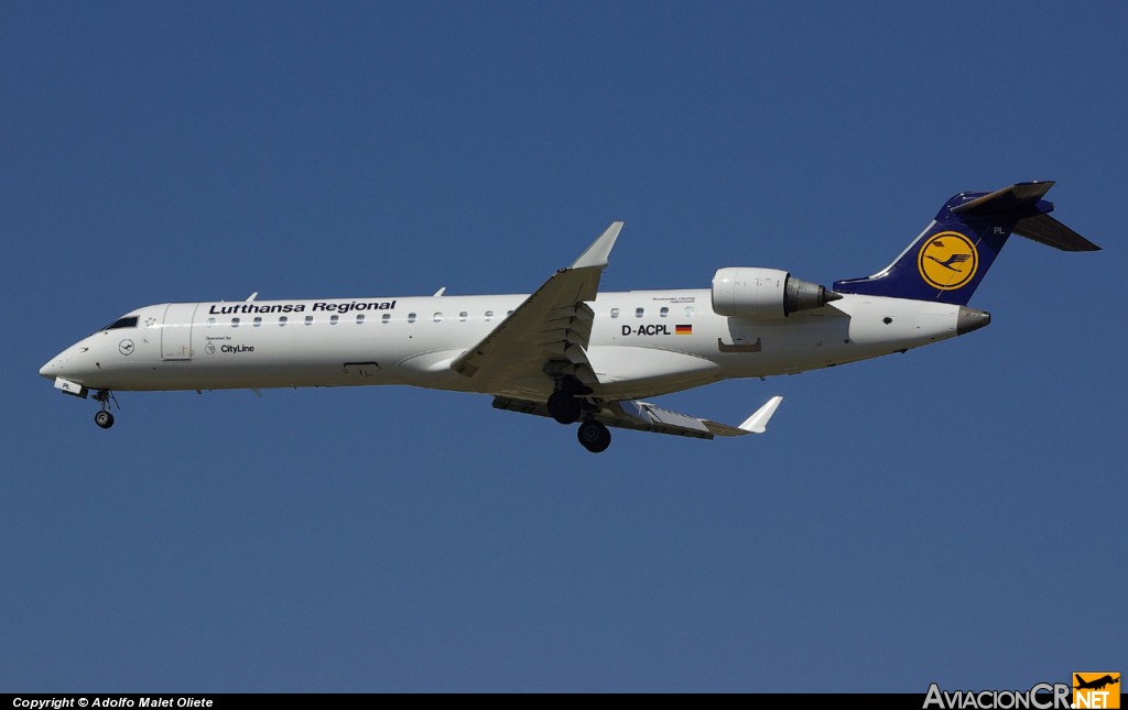 D-ACPL - Canadair CL-600-2C10 Regional Jet CRJ-701ER - Lufthansa Cityline