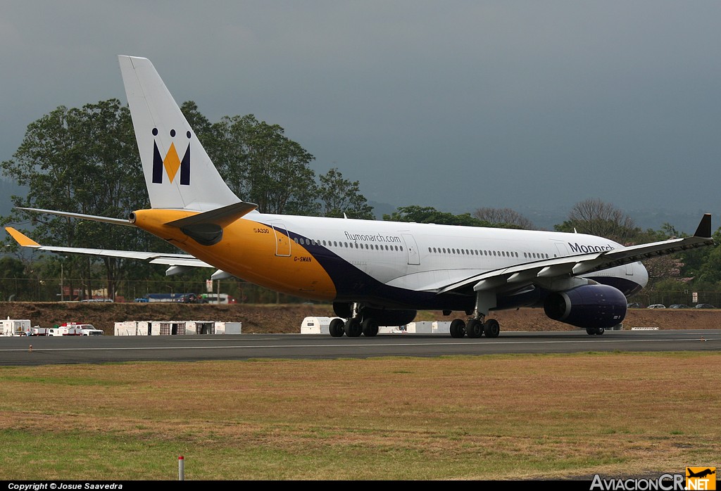 G-SMAN - Airbus A330-243 - Monarch Airlines