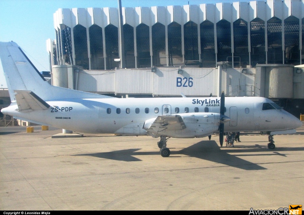 ZS-PDP - Saab 340B - SkyLink Arabia