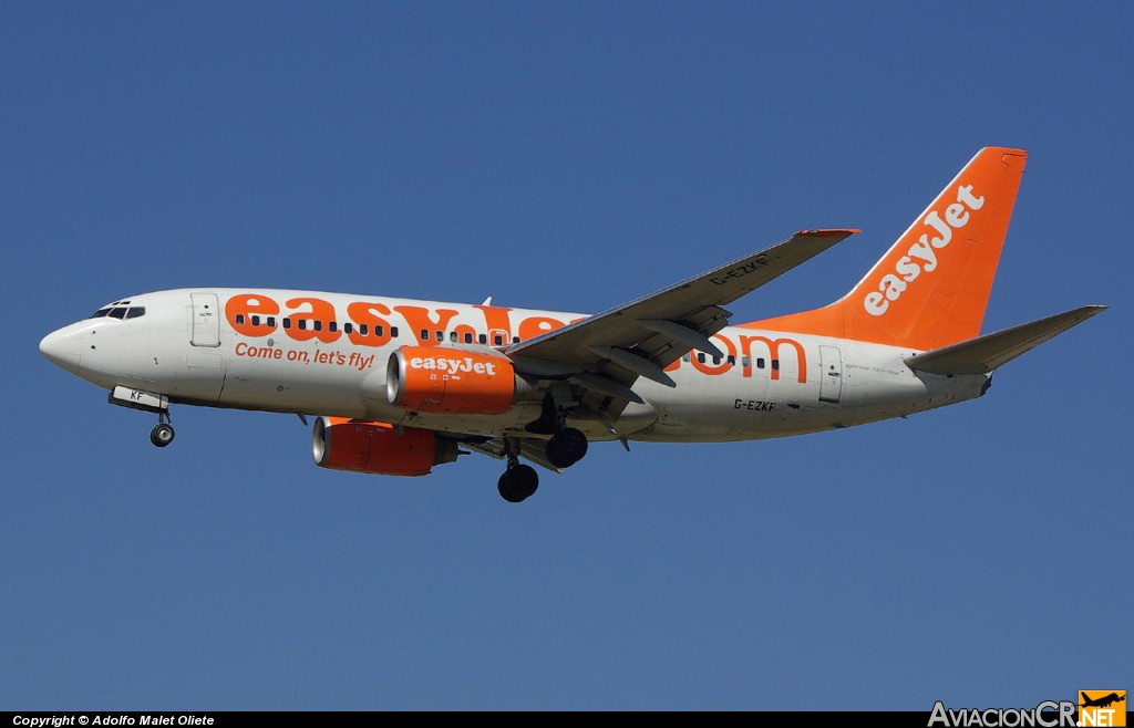 G-EZKF - Boeing 737-73V - EasyJet Airlines