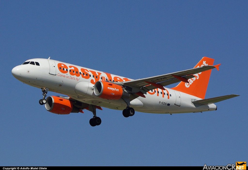 G-EZIS - Airbus A319-111 - EasyJet Airlines