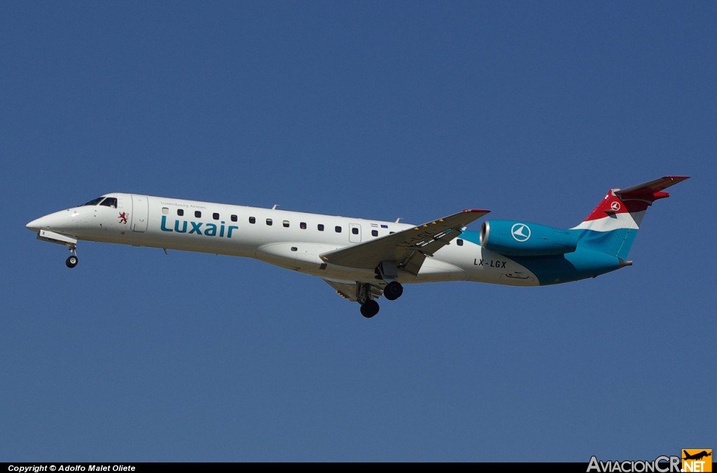 LX-LGX - Embraer EMB-145LU (ERJ-145LU) - LUXAIR