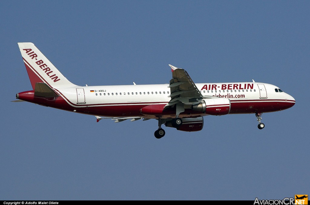 D-ABDJ - Airbus A320-214 - Air Berlin