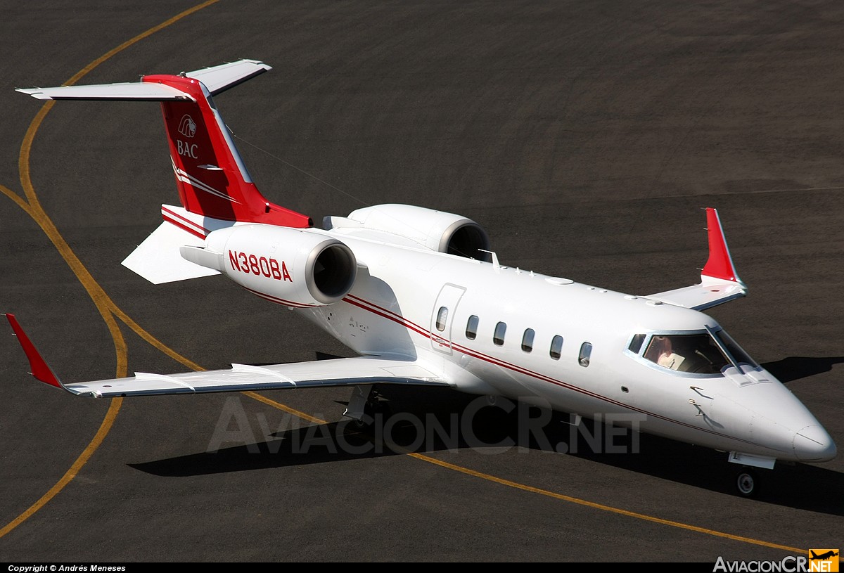 N380BA - Learjet 60 - Credomatic Air Services