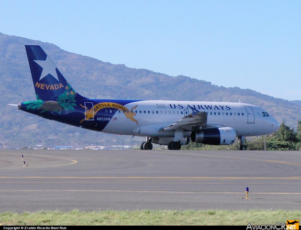 N822UW - Airbus A319-132 - America West