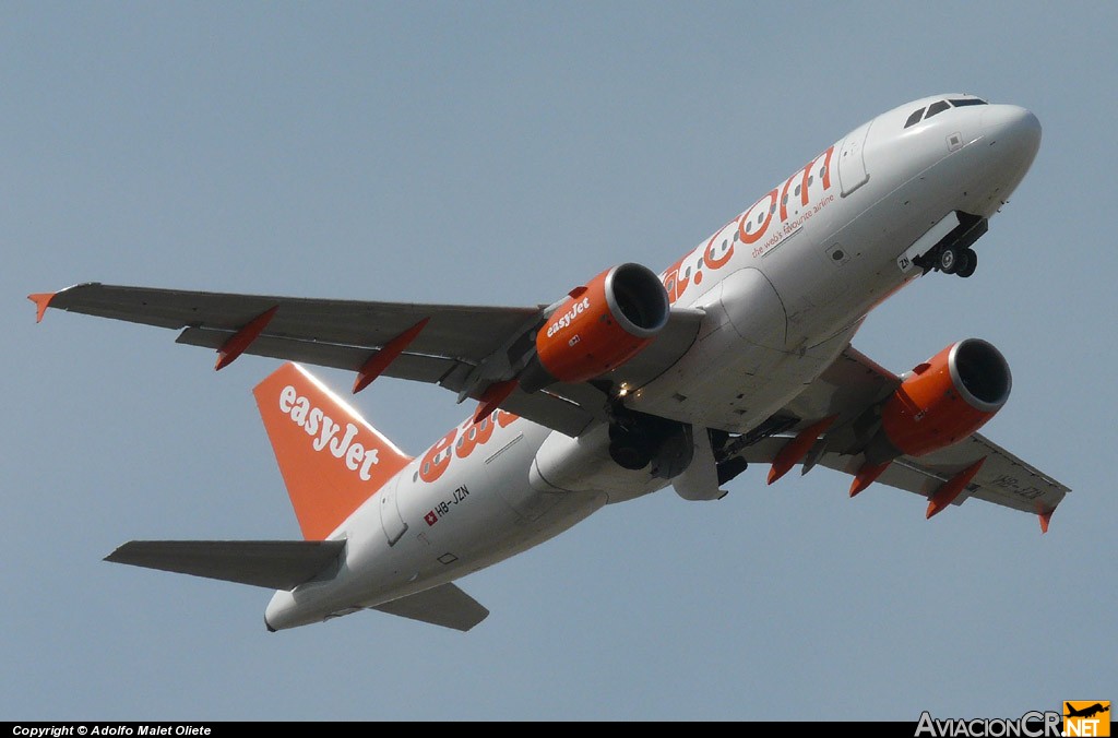 HB-JZN - Airbus A319-111 - EasyJet Airlines