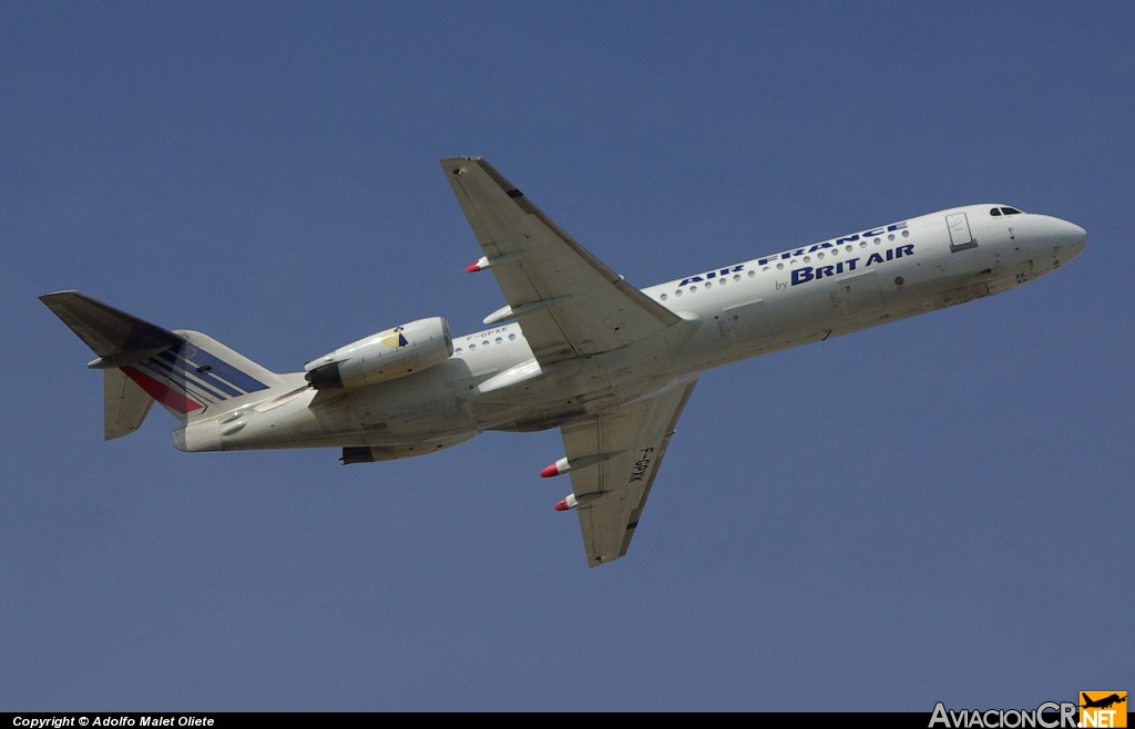 F-GPXK - Fokker 100 - AIR FRANCE BY BRITAIR