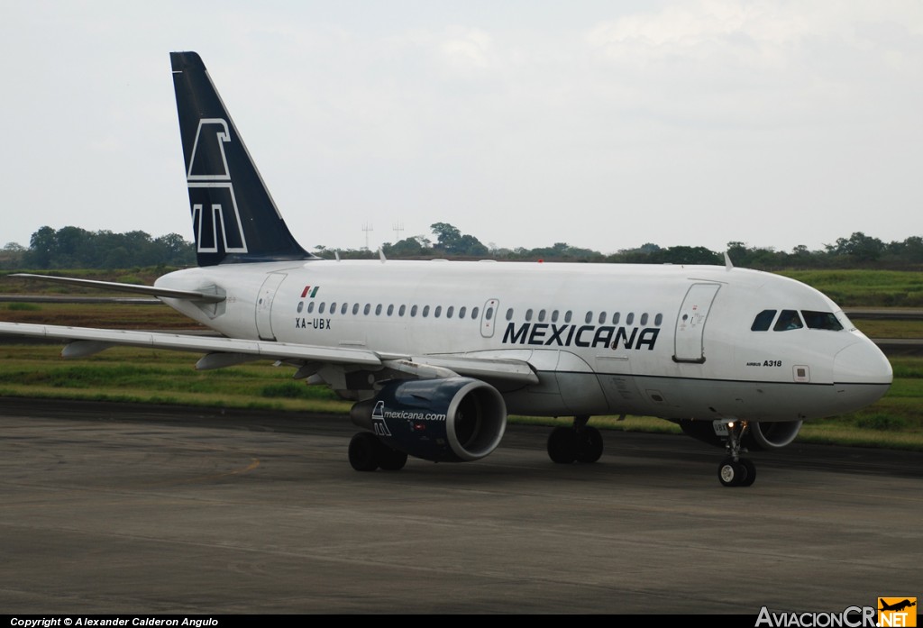 XA-UBX - Airbus A318-111 - Mexicana