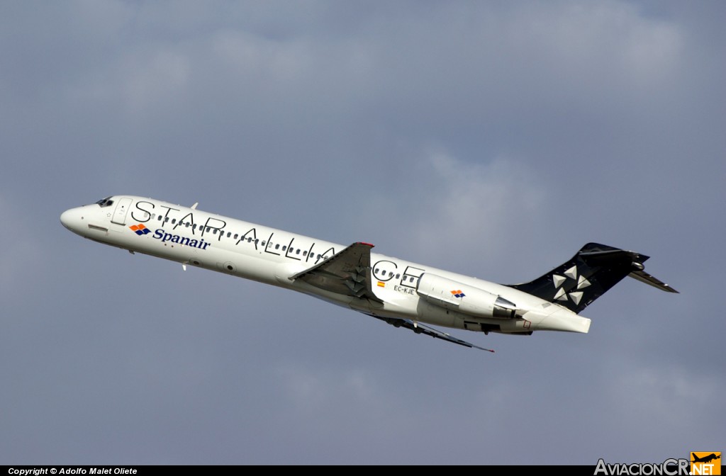 EC-KJE - McDonnell Douglas MD-87 (DC-9-87) - Spanair