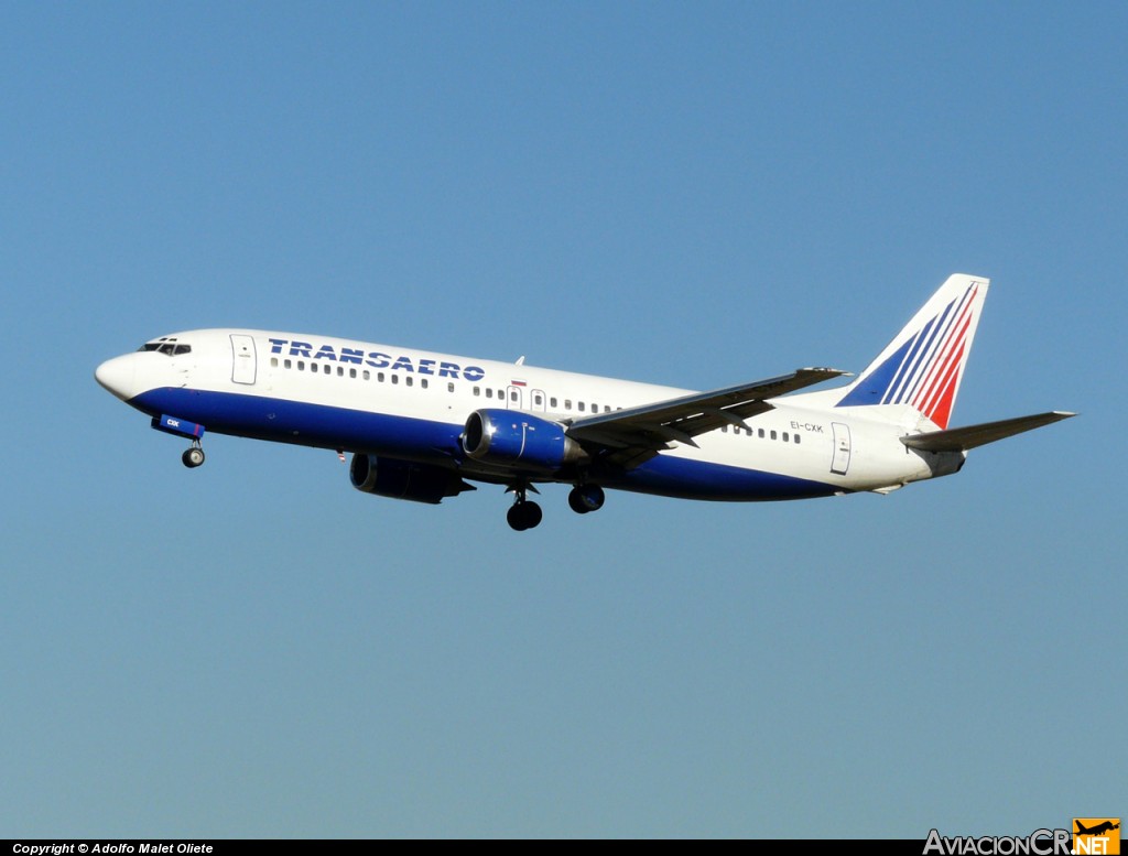 EI-CXK - Boeing 737-4S3 - Transaero Airlines