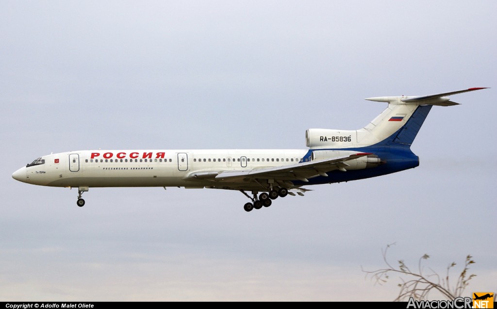 RA-85836 - Tupolev Tu-154M - Rossiya Airlines