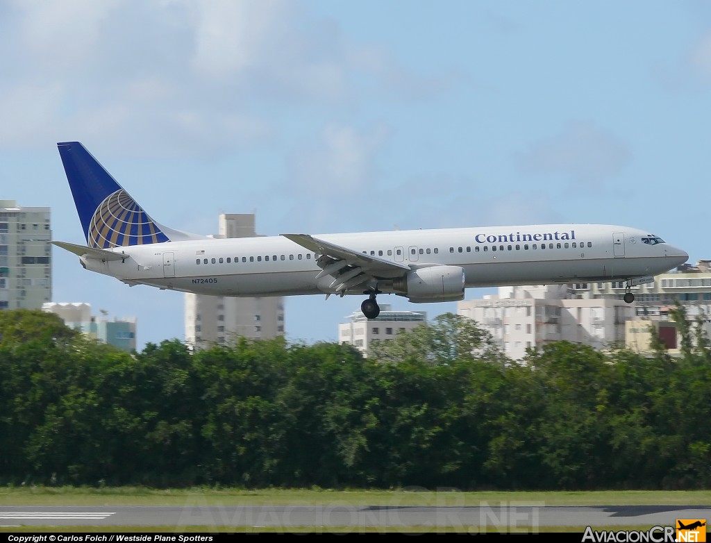 72405 - Boeing 737-924 - Continental Airlines