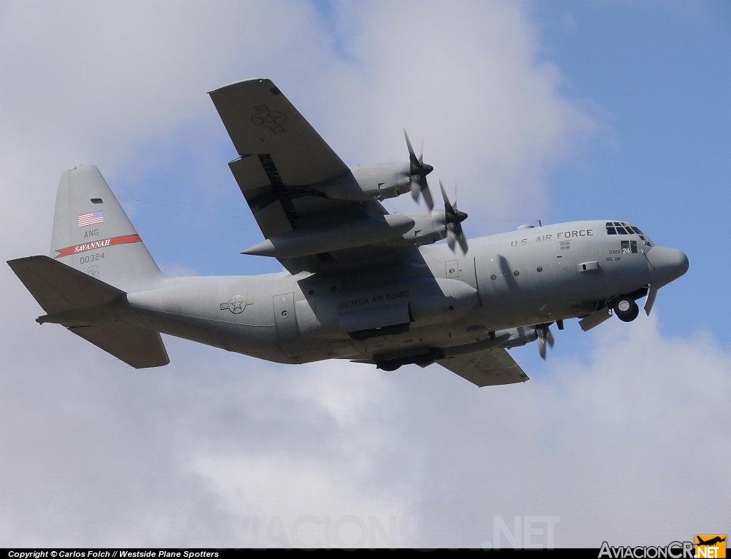 00324 - Lockheed C-130E Hercules (L-382) - U.S. Air Force