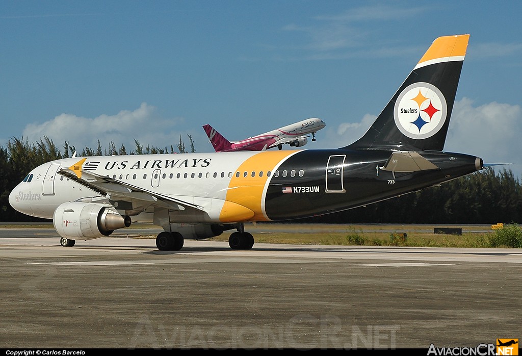 N733UW - Airbus A319-112 - US Airways