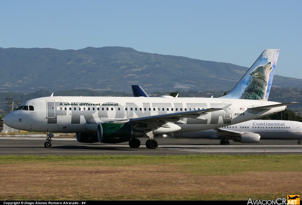 N901FR - Airbus A319-111 - Frontier Airlines