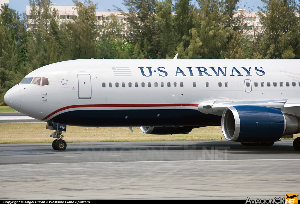 N249AU - Boeing 767-201/ER - US Airways