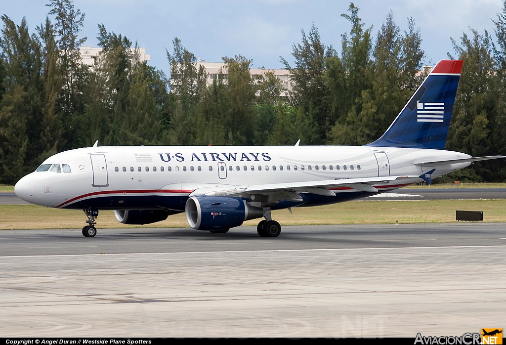 N711UW - Airbus A319-112 - US Airways