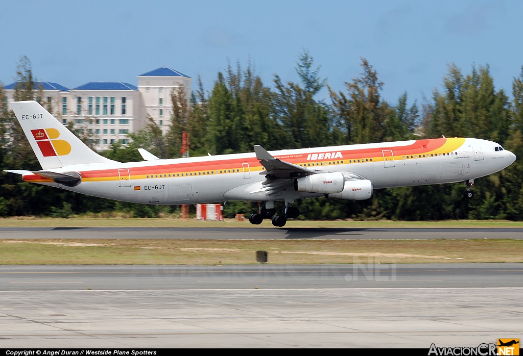 EC-GJT - Airbus A340-313X - Iberia
